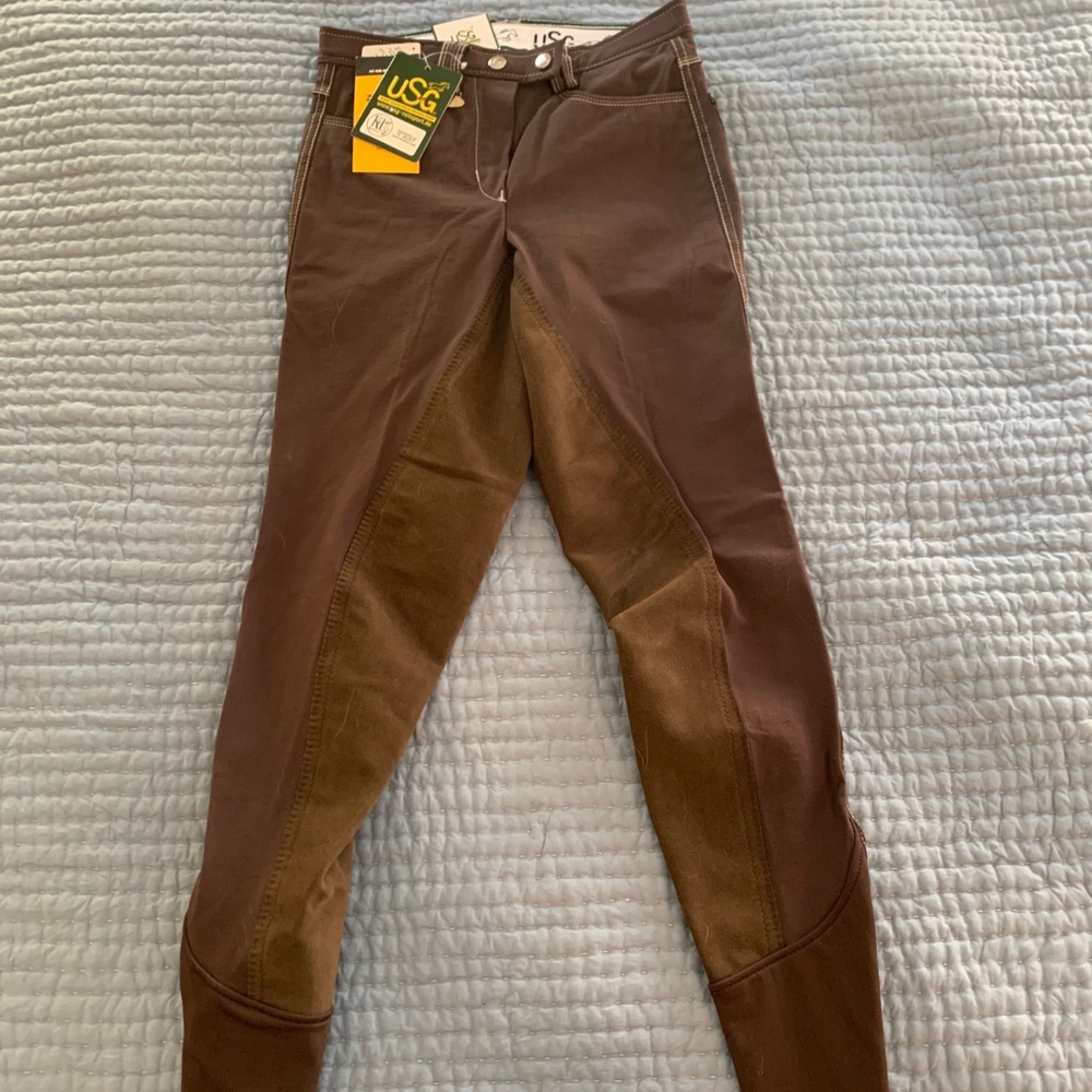 USG Jess Full-Seat Riding Breeches 24L NEW NWT
